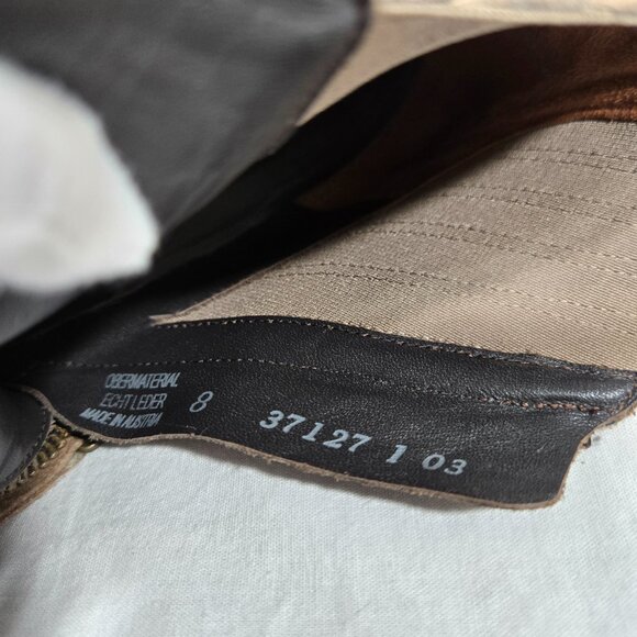 PAUL GREEN Old Money Elevated Basic TAN Suede Leather Chelsea Booties Size 10.5. - Picture 15 of 17